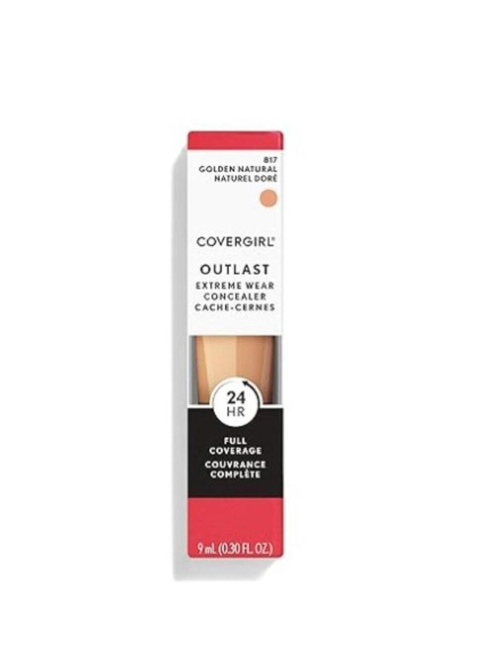 COVERGIRL OUTLAST EXTREME WEAR 24HR CONCEALER - 817 GOLDEN NATURAL 0.30 OZ